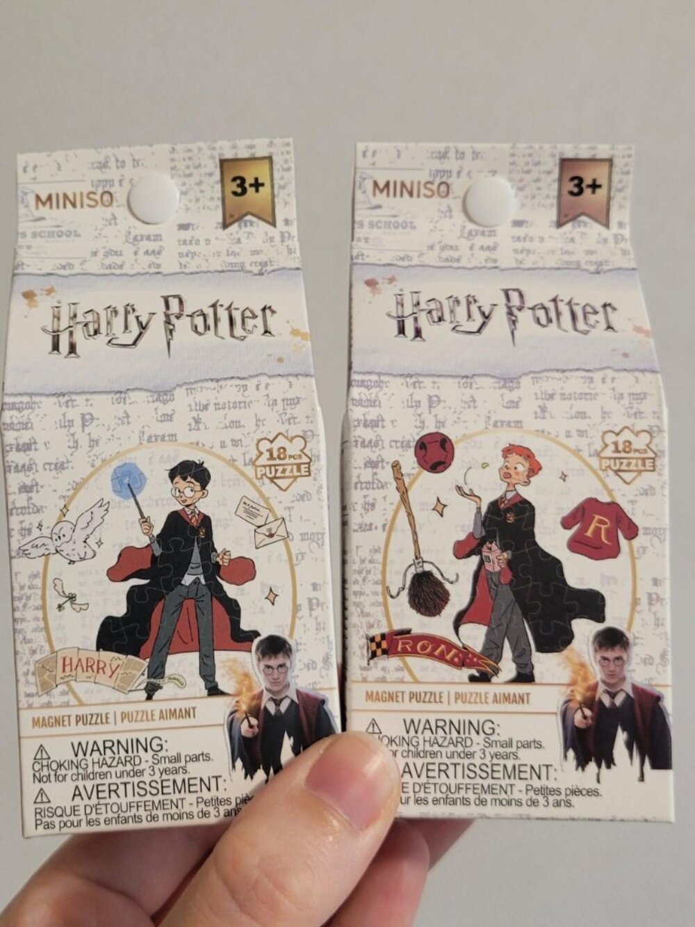 NIB Harry Potter Magnet Puzzles - Set of 2